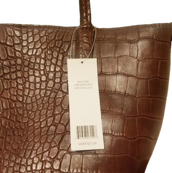 NWT Mondani New York Leather Handbag - Picture 3 of 4